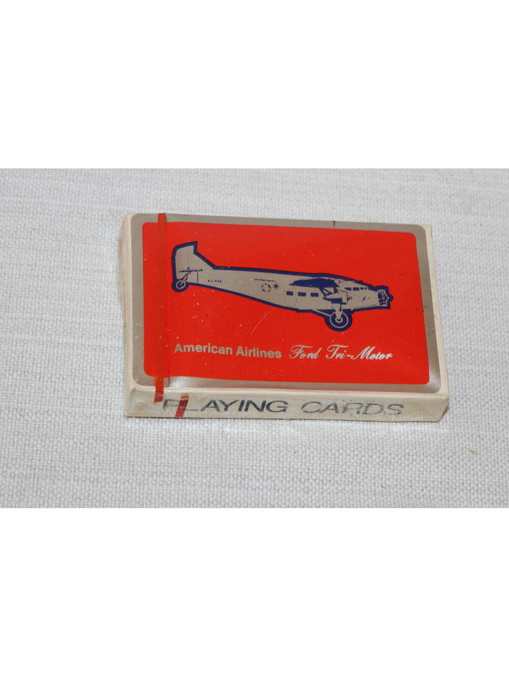 Vintage American Airlines Ford Tri-Motor Playing Cards Deck Airline Memorabilia